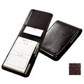 Raika 3in. x 4.5in. Leather Note Taker Case with Pen - Brown RA439206